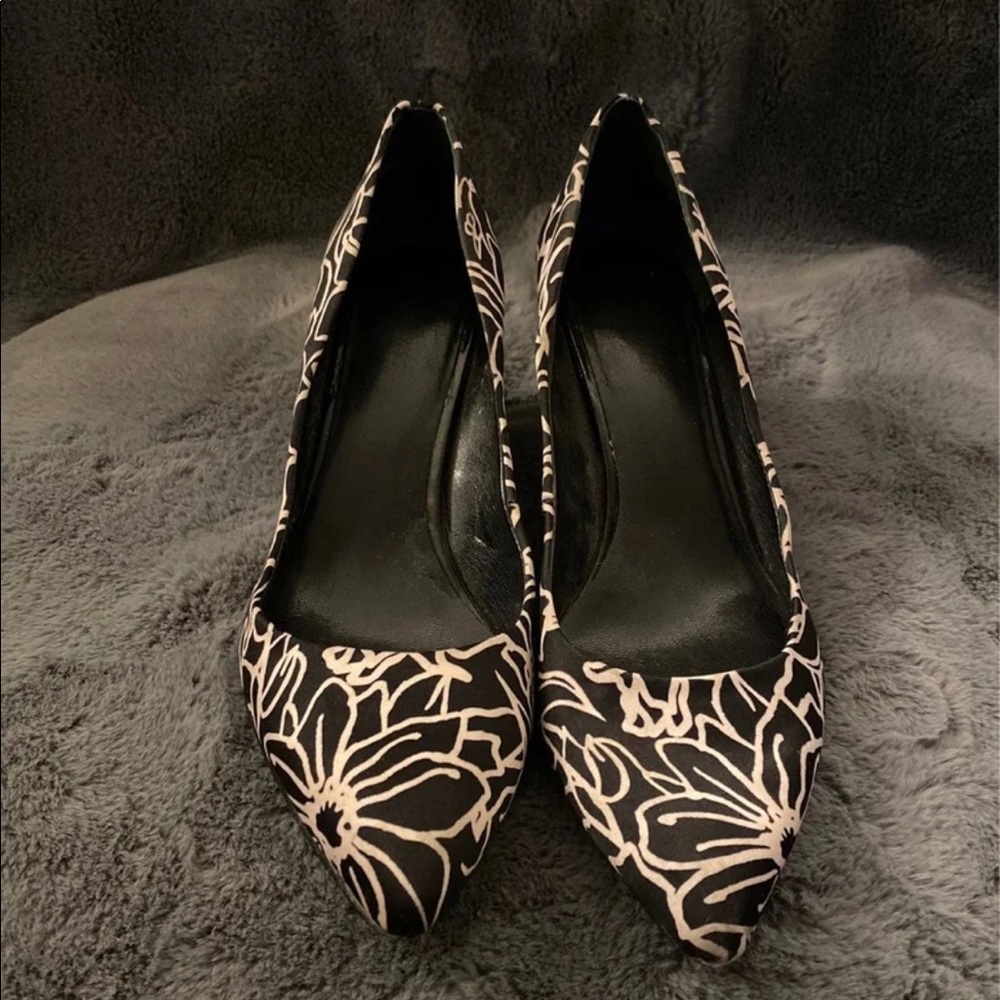 Nine West Floral Heels